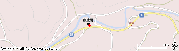 愛媛県西予市城川町魚成3674周辺の地図