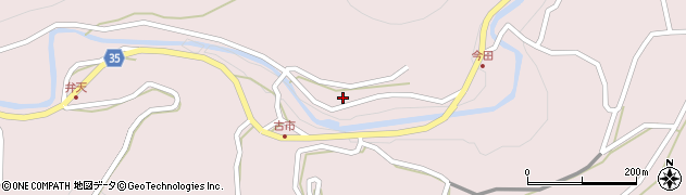 愛媛県西予市城川町魚成4983周辺の地図