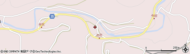 愛媛県西予市城川町魚成4594周辺の地図