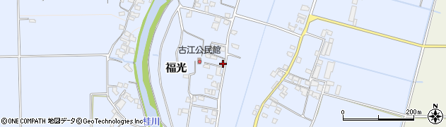 福岡県朝倉市福光412周辺の地図