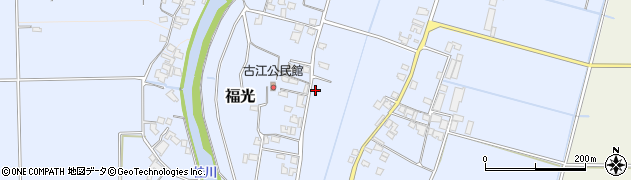 福岡県朝倉市福光491周辺の地図