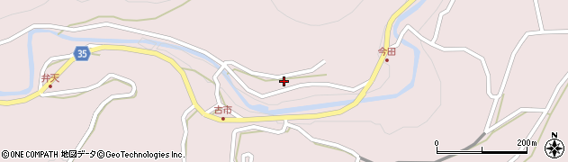 愛媛県西予市城川町魚成4994周辺の地図
