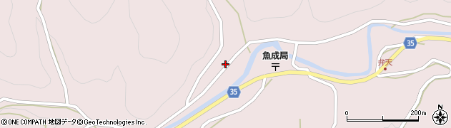 愛媛県西予市城川町魚成3328周辺の地図