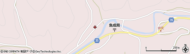 愛媛県西予市城川町魚成3326周辺の地図