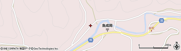愛媛県西予市城川町魚成3967周辺の地図