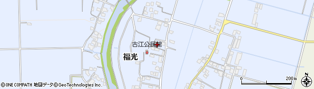 福岡県朝倉市福光409周辺の地図