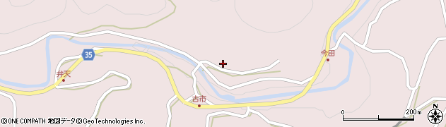 愛媛県西予市城川町魚成5015周辺の地図