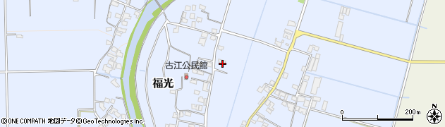 福岡県朝倉市福光101周辺の地図