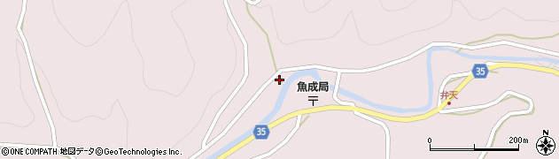 愛媛県西予市城川町魚成3321周辺の地図