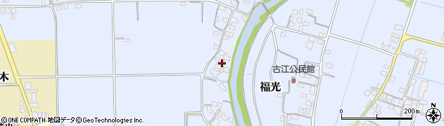 福岡県朝倉市福光255周辺の地図