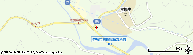 佐賀県神埼市脊振町広滝524周辺の地図