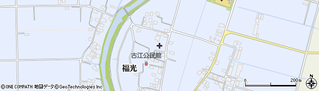 福岡県朝倉市福光105周辺の地図