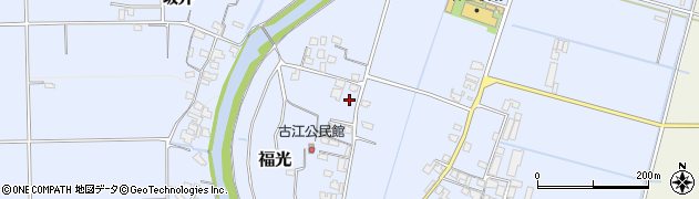 福岡県朝倉市福光106周辺の地図