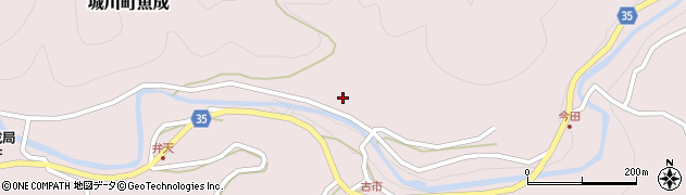 愛媛県西予市城川町魚成5120周辺の地図