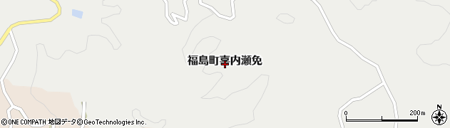 長崎県松浦市福島町喜内瀬免周辺の地図