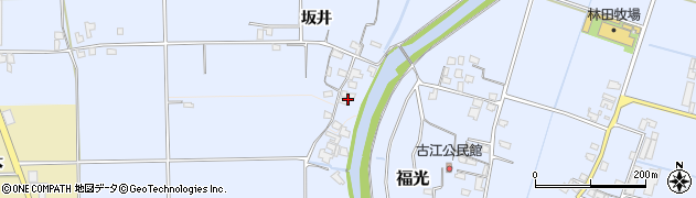福岡県朝倉市福光247周辺の地図