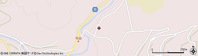 愛媛県西予市城川町魚成5571周辺の地図