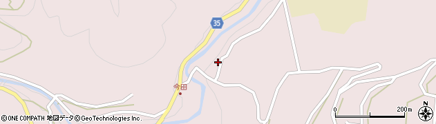 愛媛県西予市城川町魚成5463周辺の地図