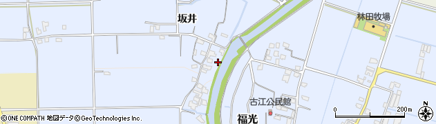 福岡県朝倉市福光245周辺の地図