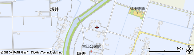 福岡県朝倉市福光127周辺の地図