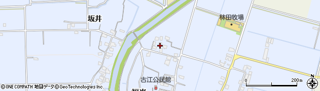 福岡県朝倉市福光125周辺の地図