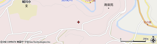 愛媛県西予市城川町魚成5770周辺の地図