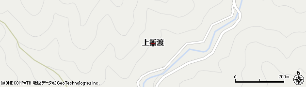 高知県梼原町（高岡郡）上折渡周辺の地図