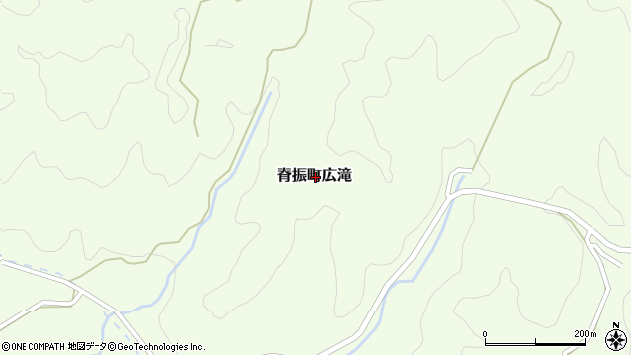 〒842-0201 佐賀県神埼市脊振町広滝の地図