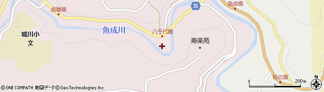 愛媛県西予市城川町魚成7079周辺の地図