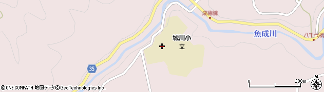愛媛県西予市城川町魚成5673周辺の地図