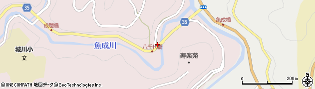 愛媛県西予市城川町魚成7071周辺の地図