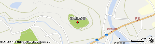 愛宕山公園周辺の地図
