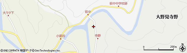 寺野簡易郵便局周辺の地図