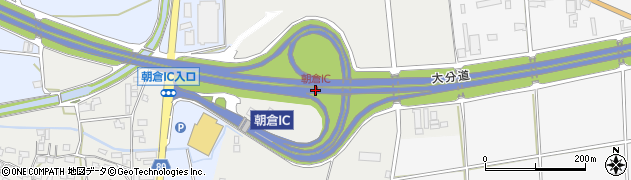 朝倉IC周辺の地図