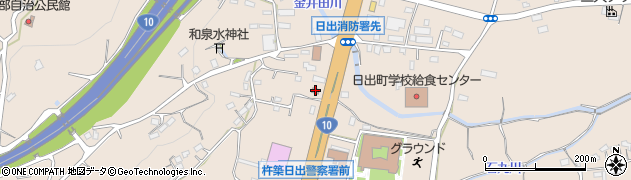 日出藤原郵便局周辺の地図