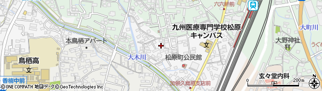佐賀県鳥栖市松原町周辺の地図