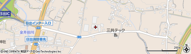 有限会社エコトピア九州日出営業所周辺の地図