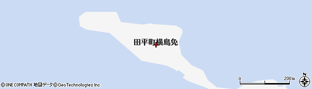長崎県平戸市田平町横島免周辺の地図