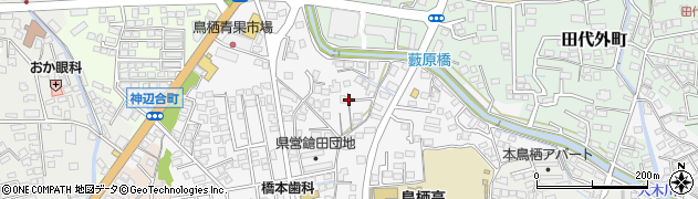 佐賀県鳥栖市鎗田町周辺の地図