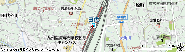 田代駅周辺の地図