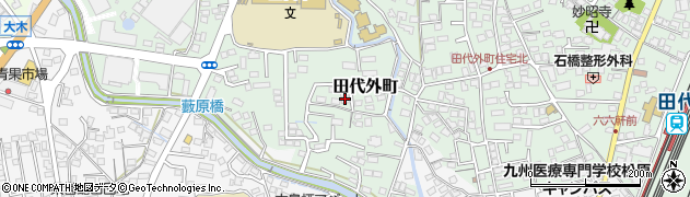 佐賀県鳥栖市田代外町周辺の地図
