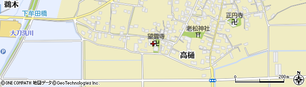 望雲寺周辺の地図