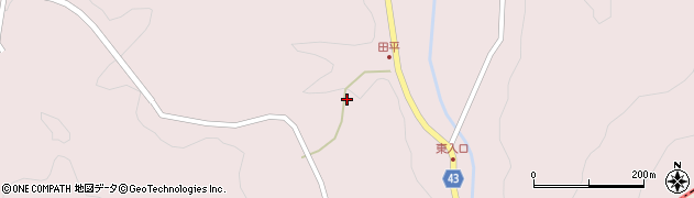大分県中津市山国町中摩4383周辺の地図