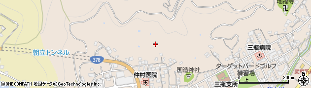 愛媛県西予市三瓶町朝立周辺の地図