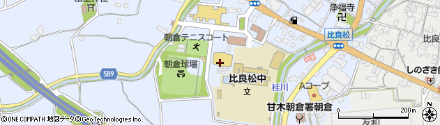 朝倉市朝倉体育センター周辺の地図