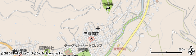 愛媛県西予市三瓶町朝立2周辺の地図