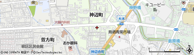 佐賀県鳥栖市神辺町1586周辺の地図
