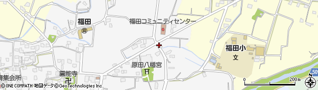 朝倉市消防団　第１３分団詰所周辺の地図