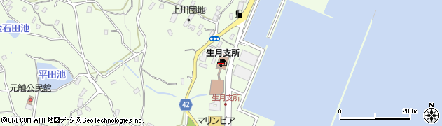 平戸市生月支所周辺の地図