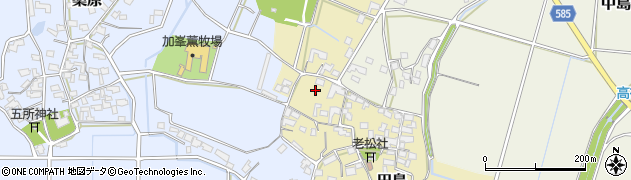 福岡県朝倉市田島226周辺の地図
